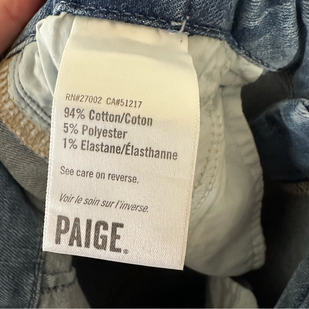 PAIGE Drew Cargo Pockets Jeans Size 28 - Picture 12 of 13